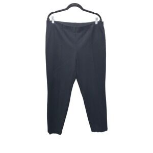 J.Jill Ponte Slim Leg Women's Petite L LP Pants Black Stretch Pull-on